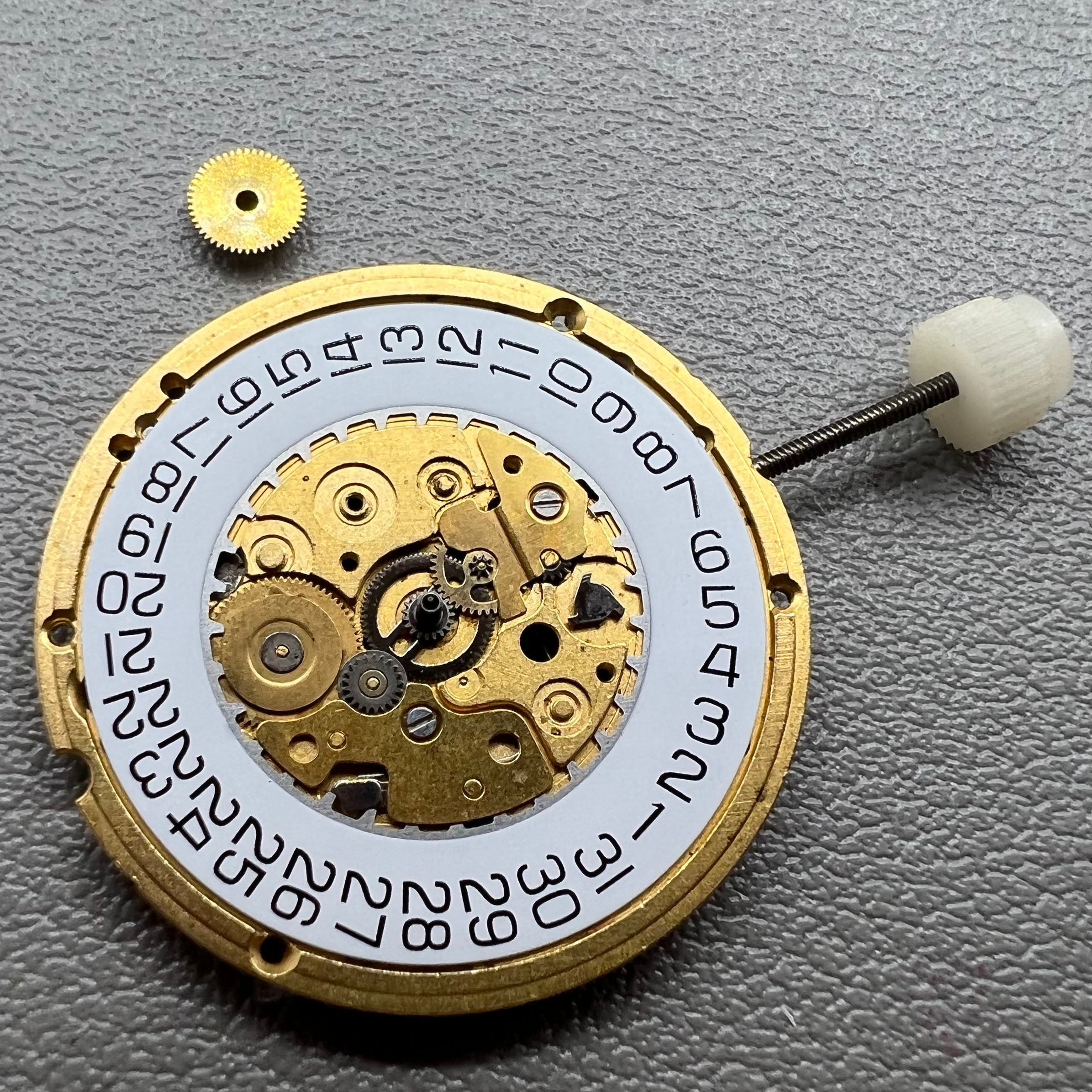 Swiss ETA255.412 Quartz Movement 3 Hands White Disk