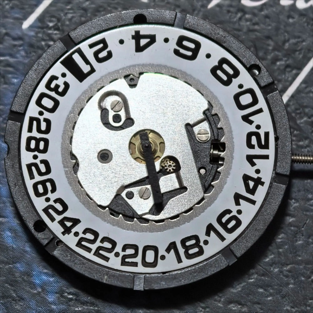 Swiss Made ISA 2330 Quartz Movement 3 Hands Black Font Date At 6 Watch Part
