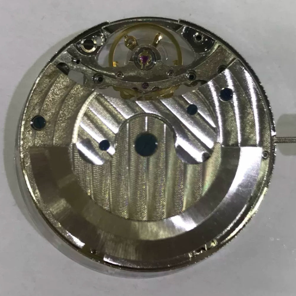 China Made Carved Silver Hollow 3 Hands Automatic Mechanical Movement