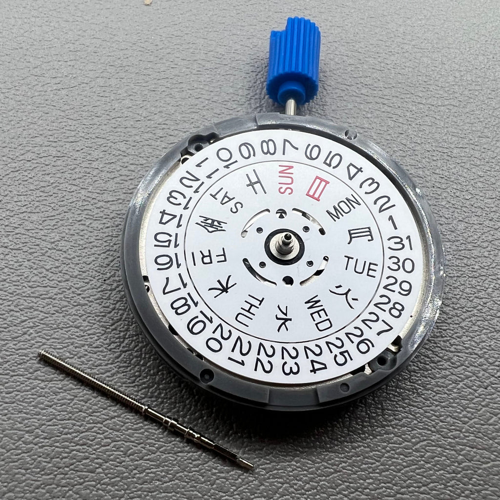 Japan NH36 Automatic Mechanical Movement Japanese Date Dial Crown@3.8