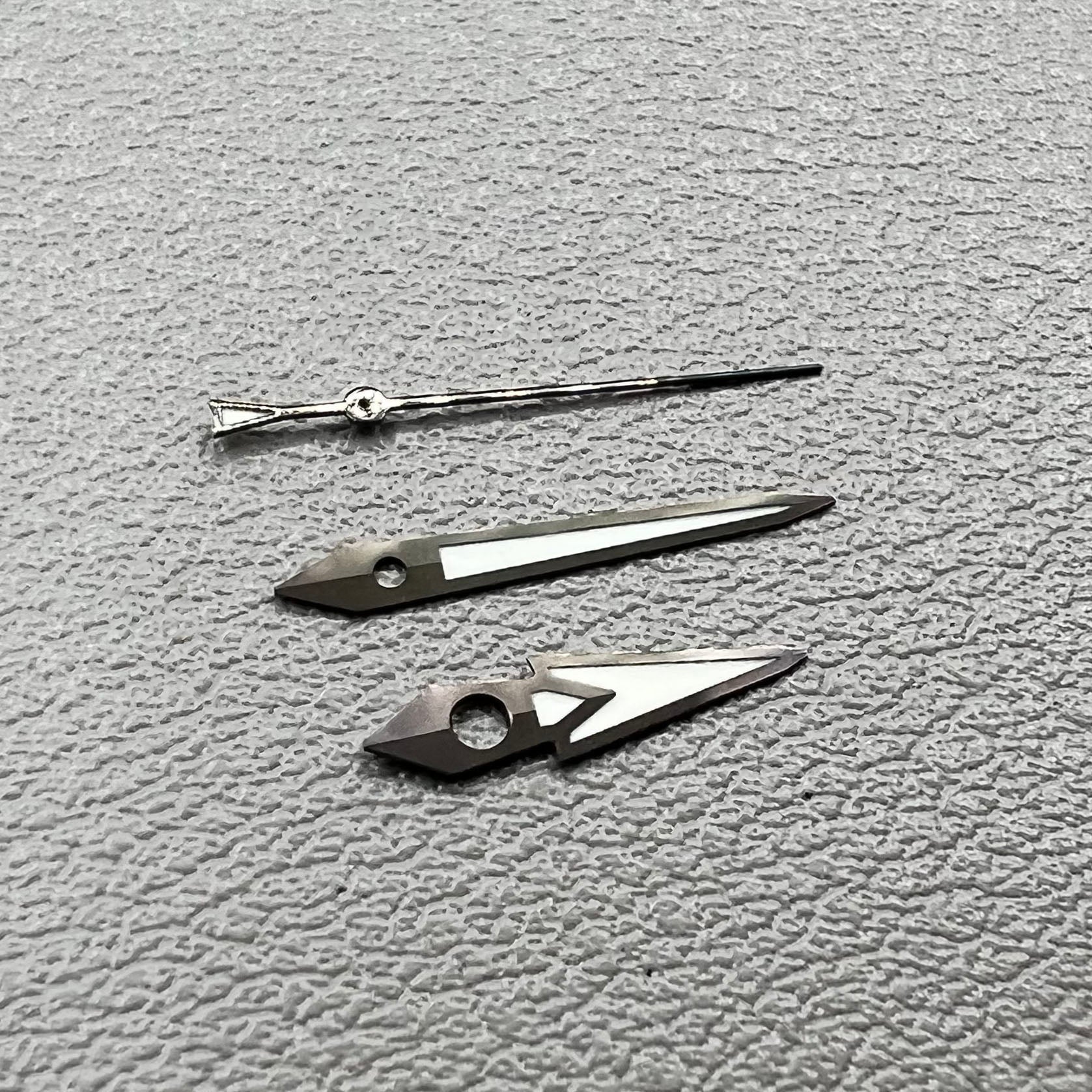 2 Sets/Pack C3 Green Luminous Watch Hands Set for NH36 NH35 Movement