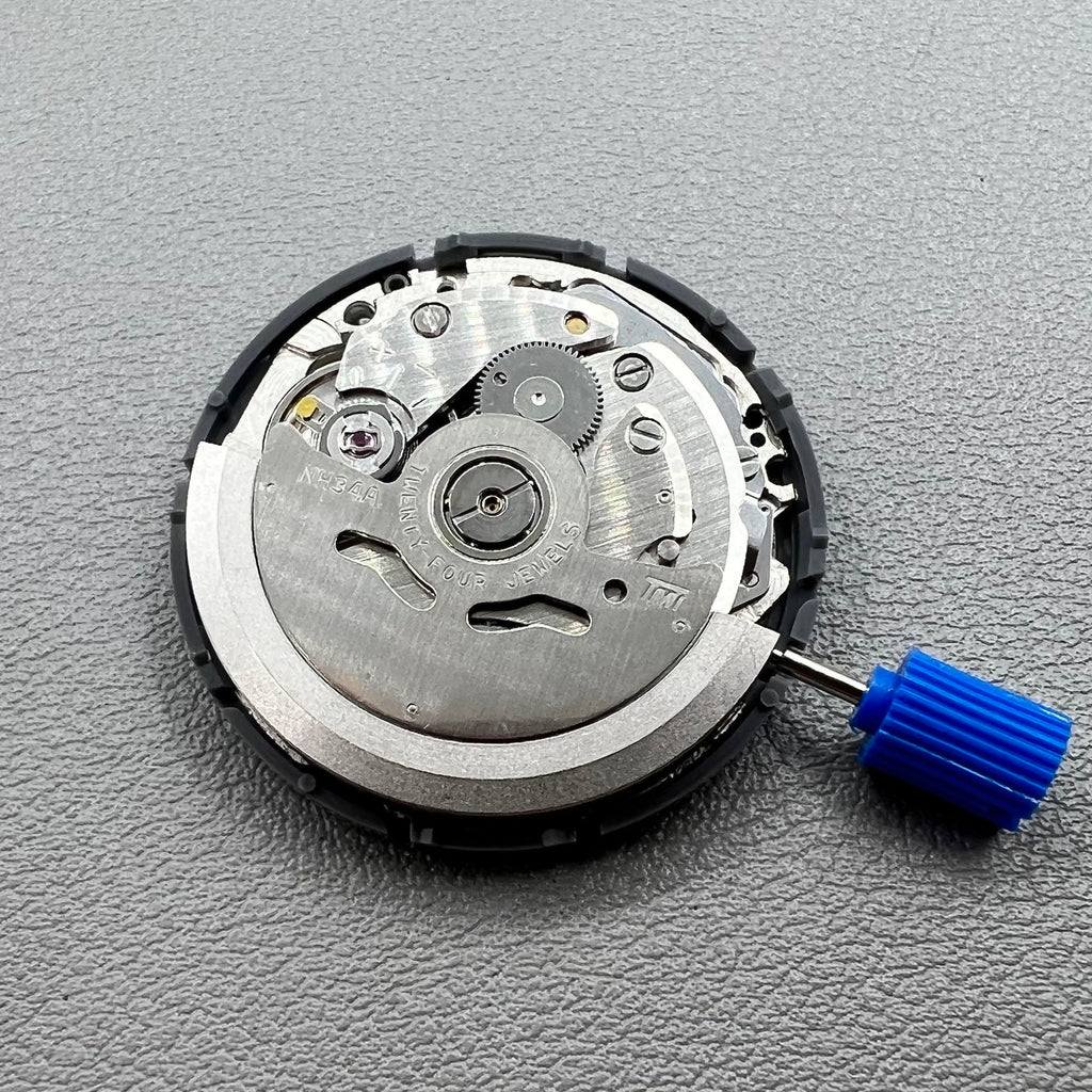 Seiko NH34 Automatic Mechanical GMT Movement Hacking Seconds Arabic Date@3