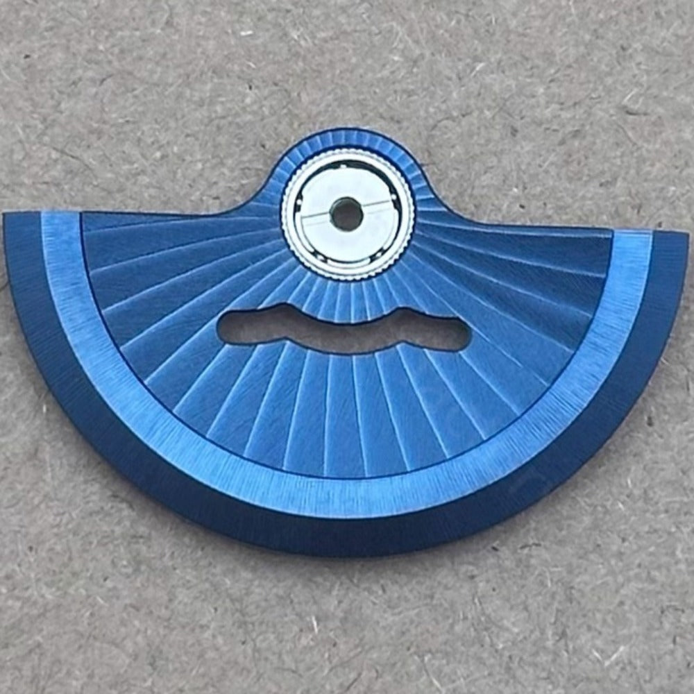Modified Sea Blue Sector Hollow Rotor Oscillating Weight for NH35 NH36 Movement