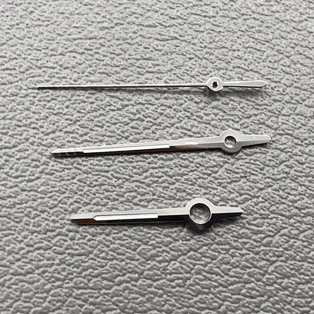 2 Sets/Pack Silver Trim Green Luminous Hands for ETA 2892 2846 2836 2824