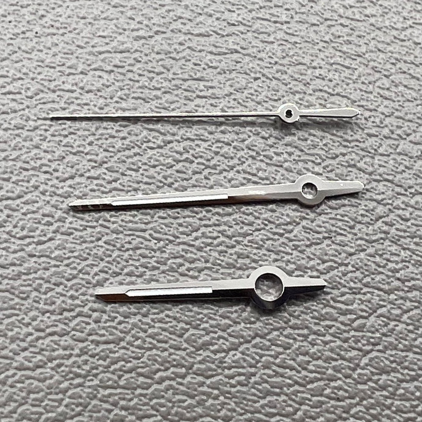 2 Sets/Pack Silver Trim Green Luminous Hands for ETA 2892 2846 2836 2824