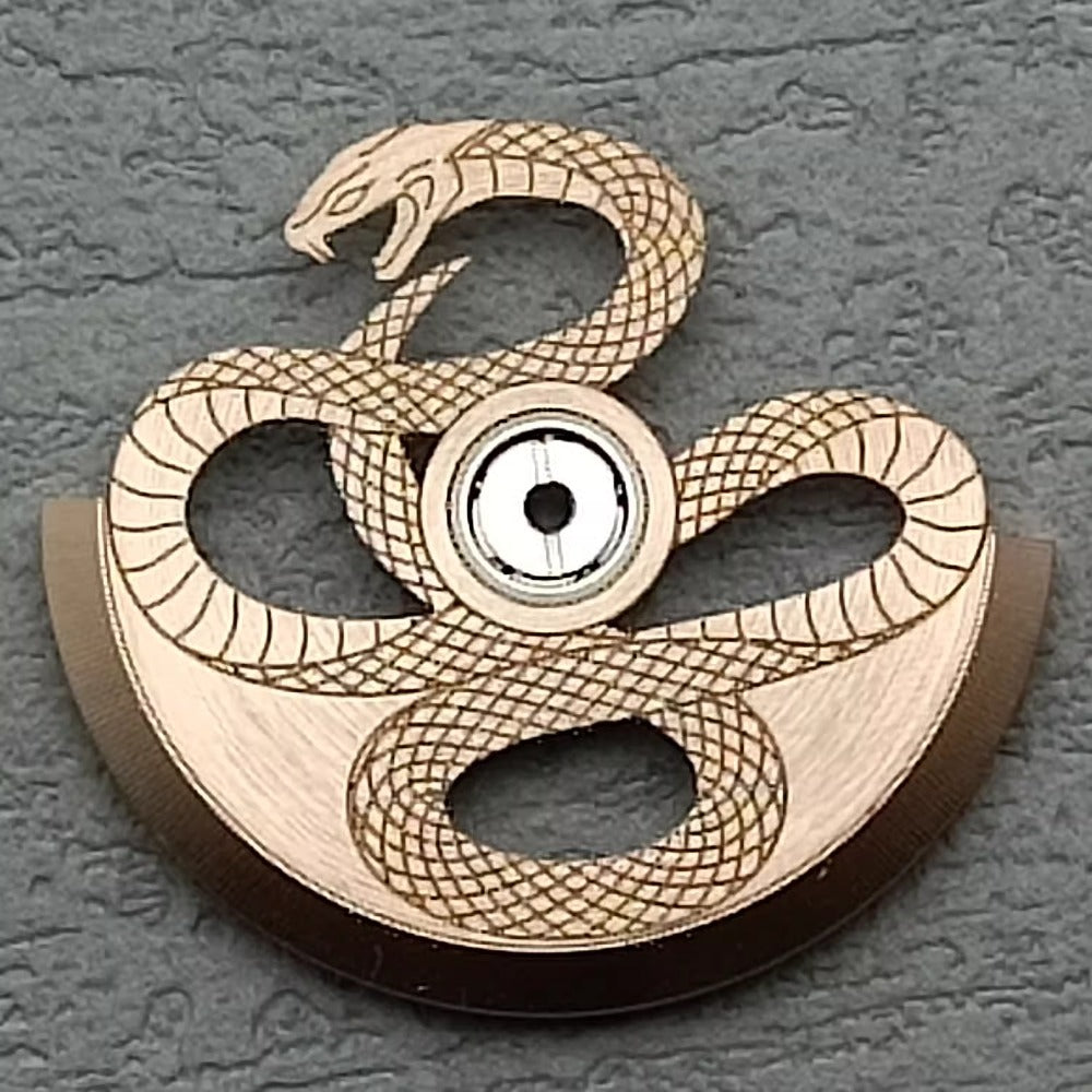 Rose Golden Snake Pattern Rotor Oscillating Weight for NH34 NH35 NH36 NH38