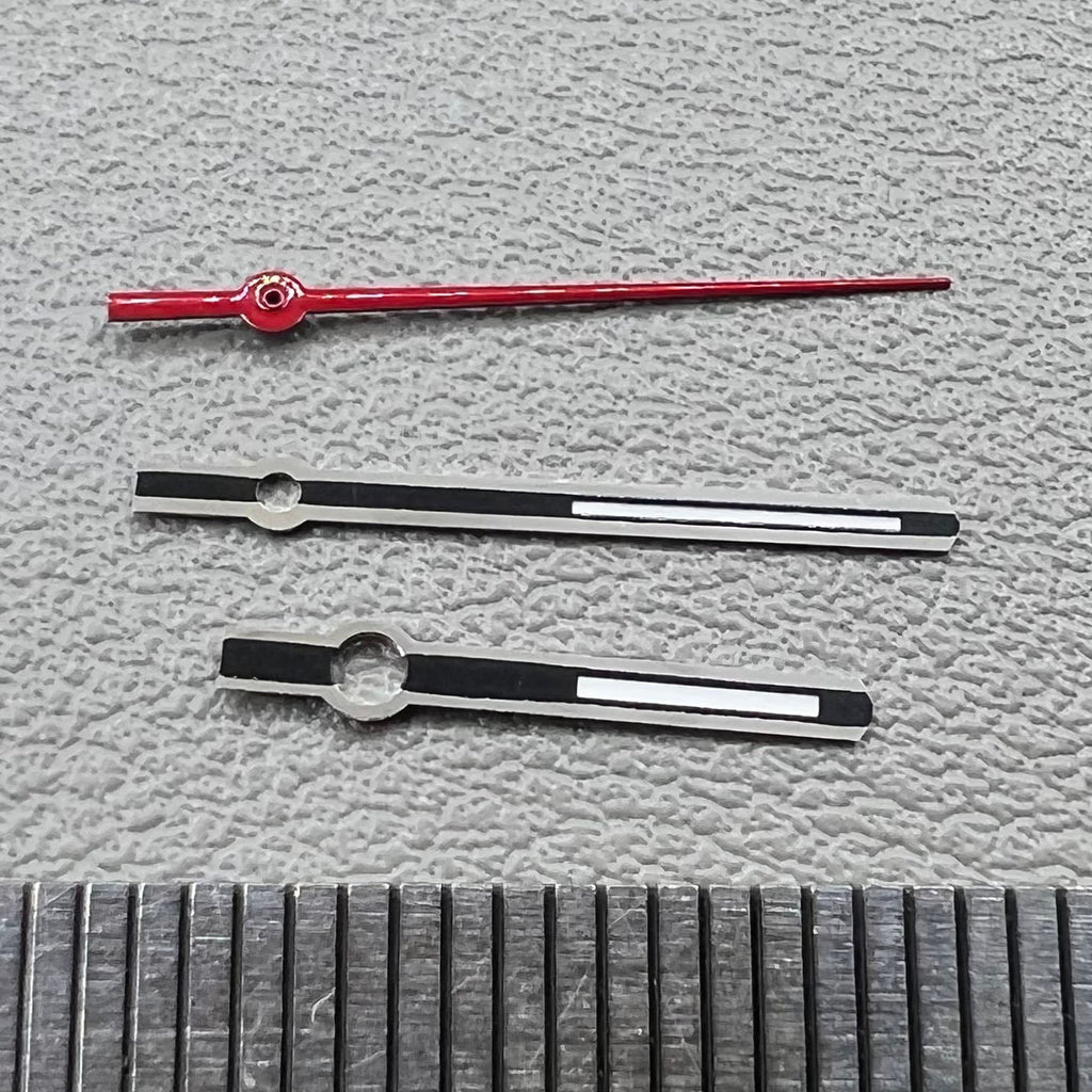 M021 3 Hands Red Second Hand Watch Hands Set for ETA2836 2824 2892A2