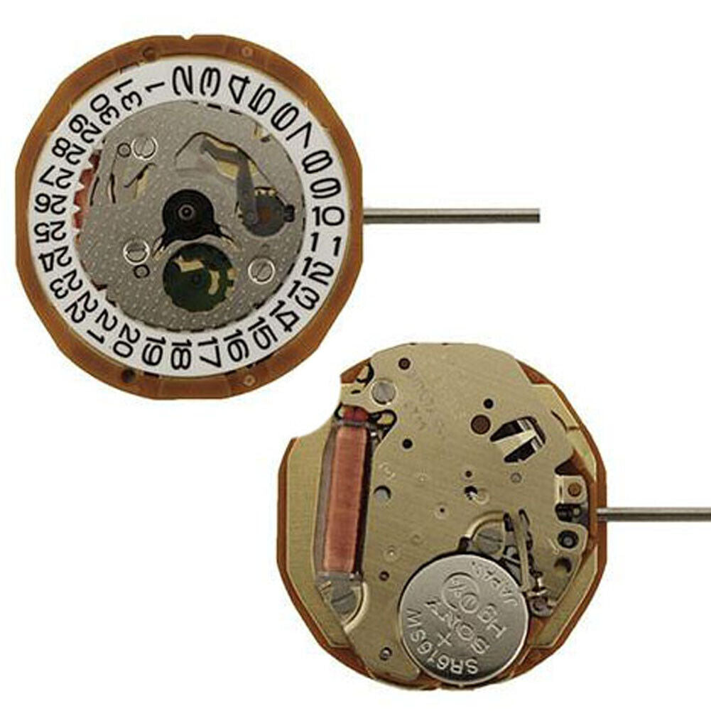 Miyota 9T13 Japan Quartz Movement Date at 6