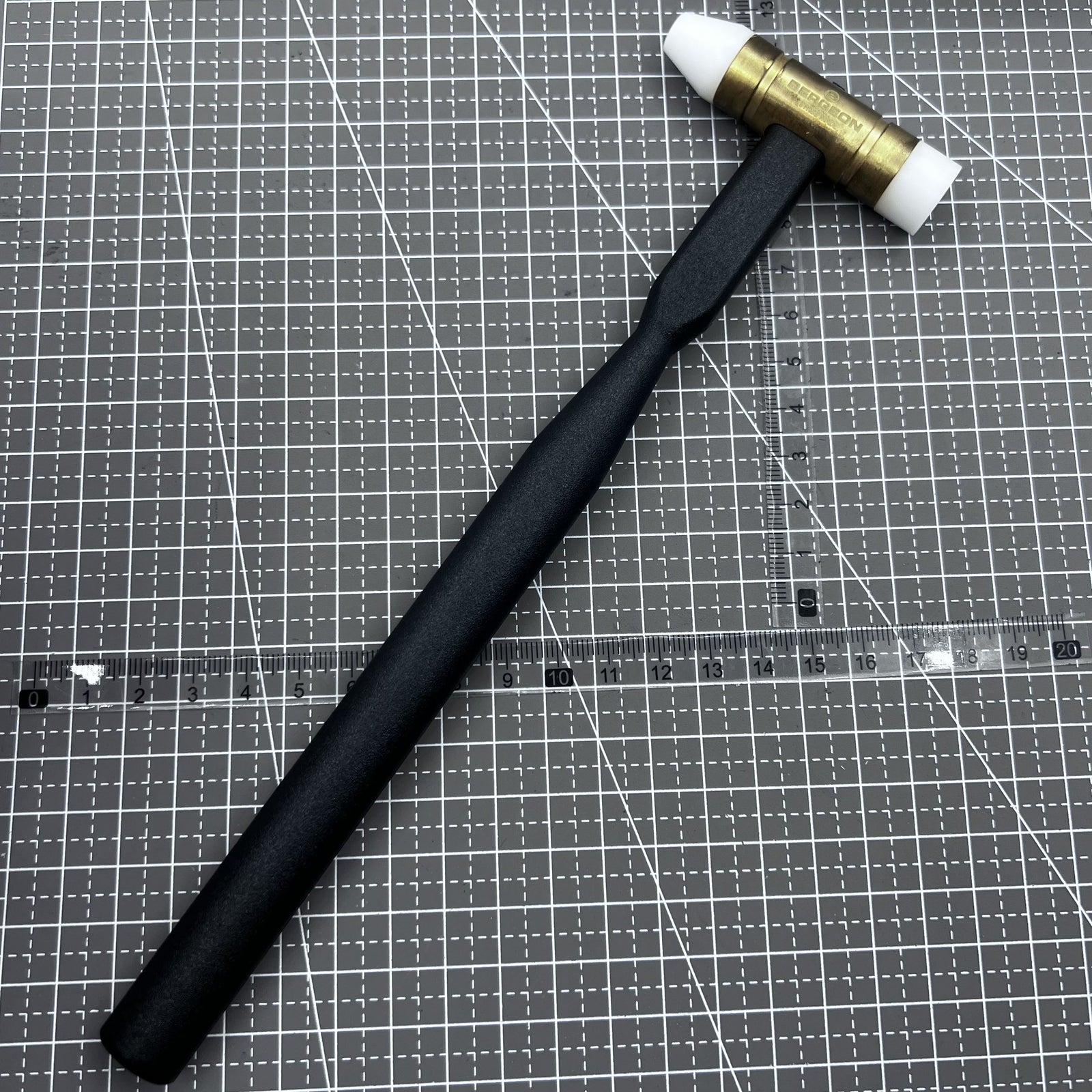 Swiss Bergeon 30516 Hammer with Interchangeable Tips Plastic Handle