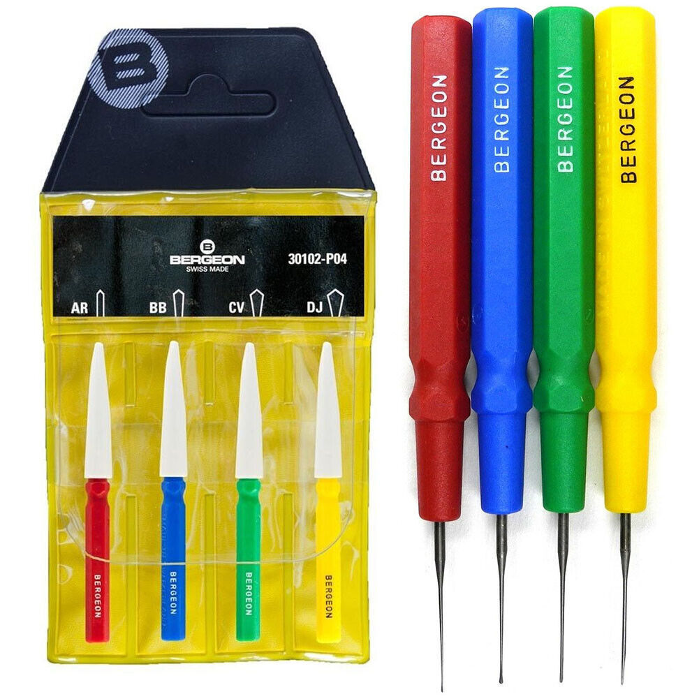 Bergeon 30102-S Set of 4 Watch Oilers Watchmakers Tools