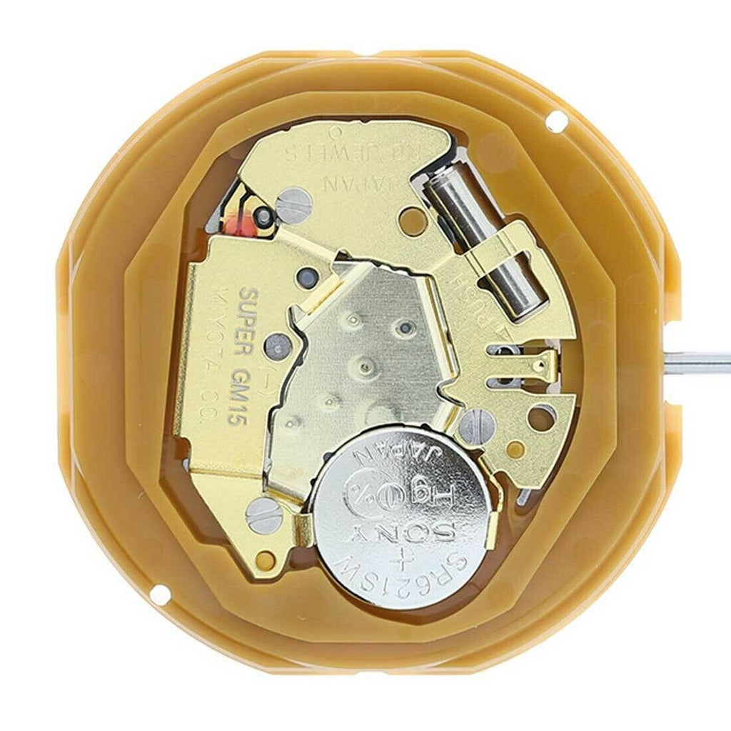Miyota GM15 Japan Quartz Movement Date at 3