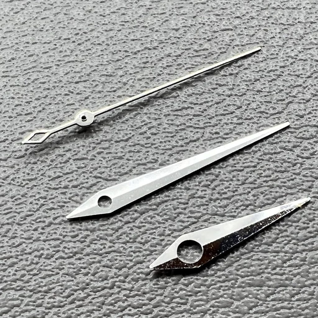 2 Sets/Pack Silver Cocktail Type No Lume Watch Hands for NH35/36 NH38 NH72 NH70