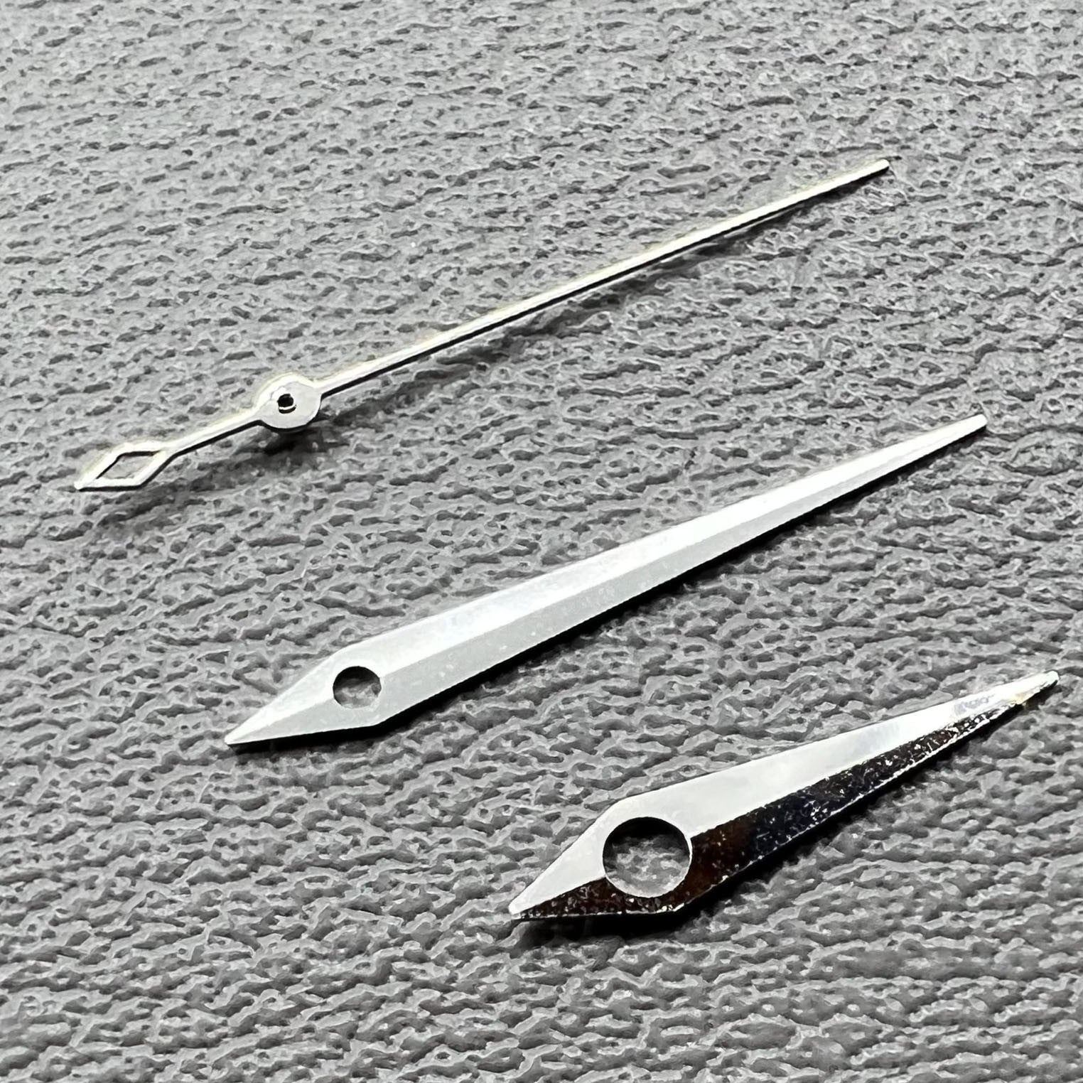 2 Sets/Pack Silver Cocktail Type No Lume Watch Hands for NH35/36 NH38 NH72 NH70