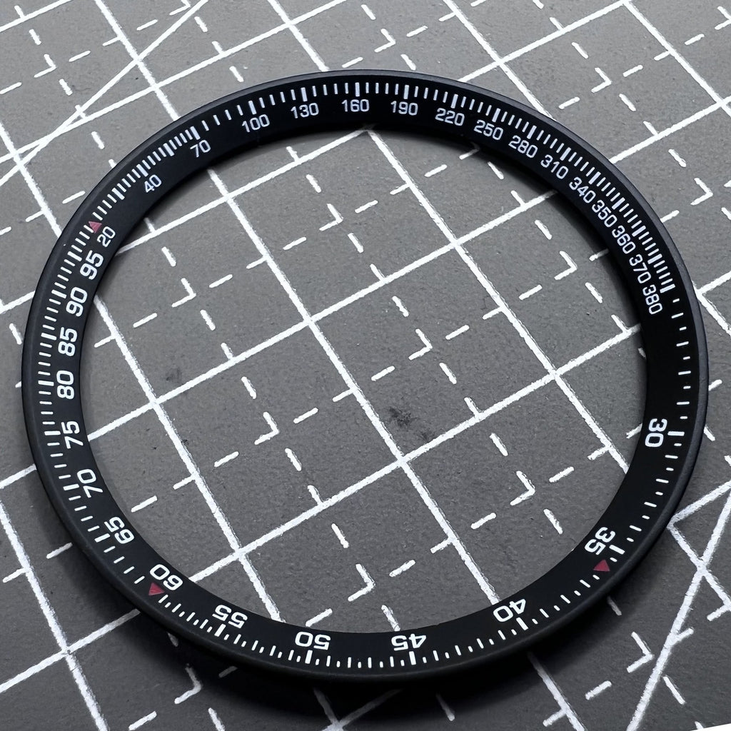 37.0mm x 31.5mm x 1.7mm Black Metal Modified Chapter Ring