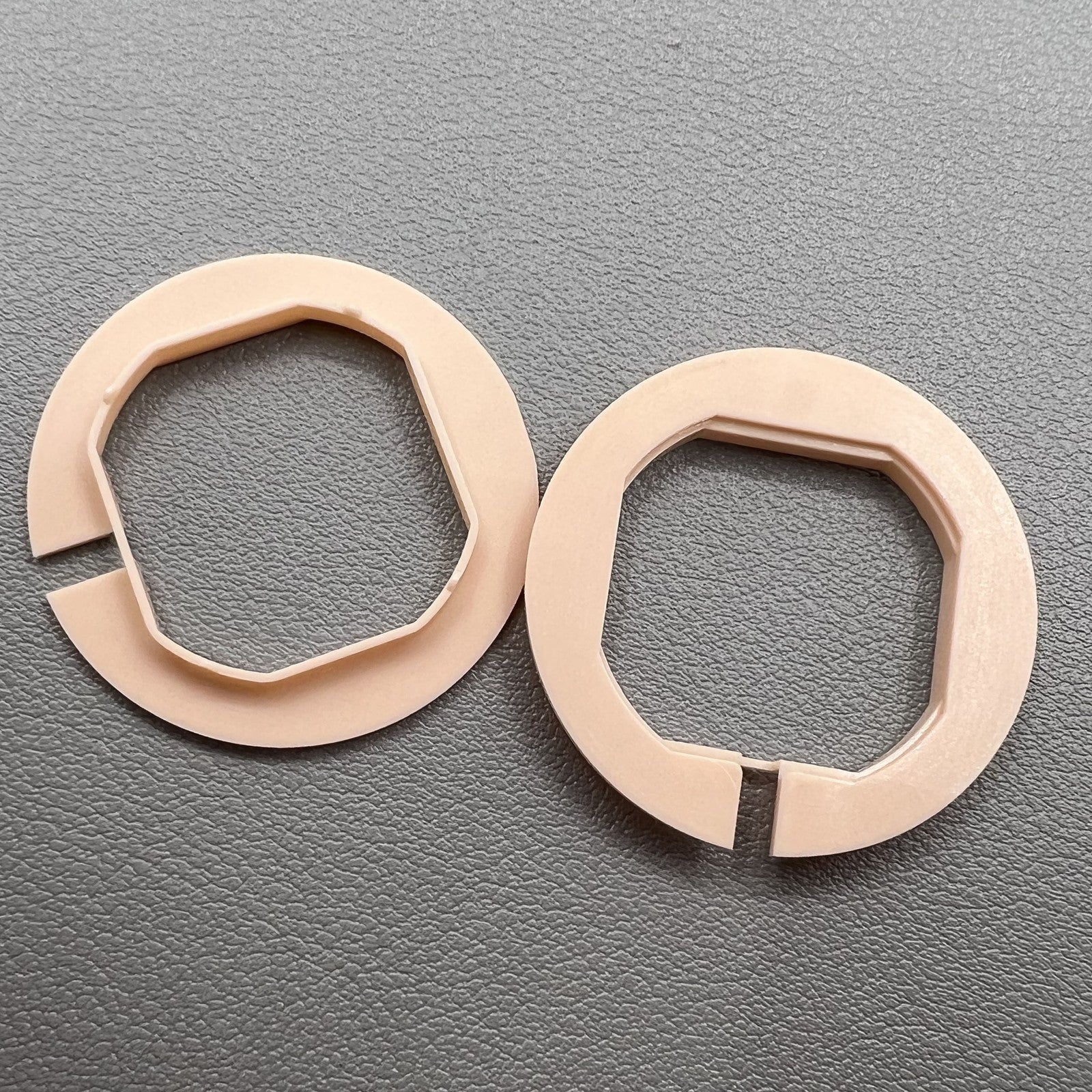 2 PIECES Watch Case Cushion Mount Spacer Ring Fixing Ring for HTR VX42 Movement