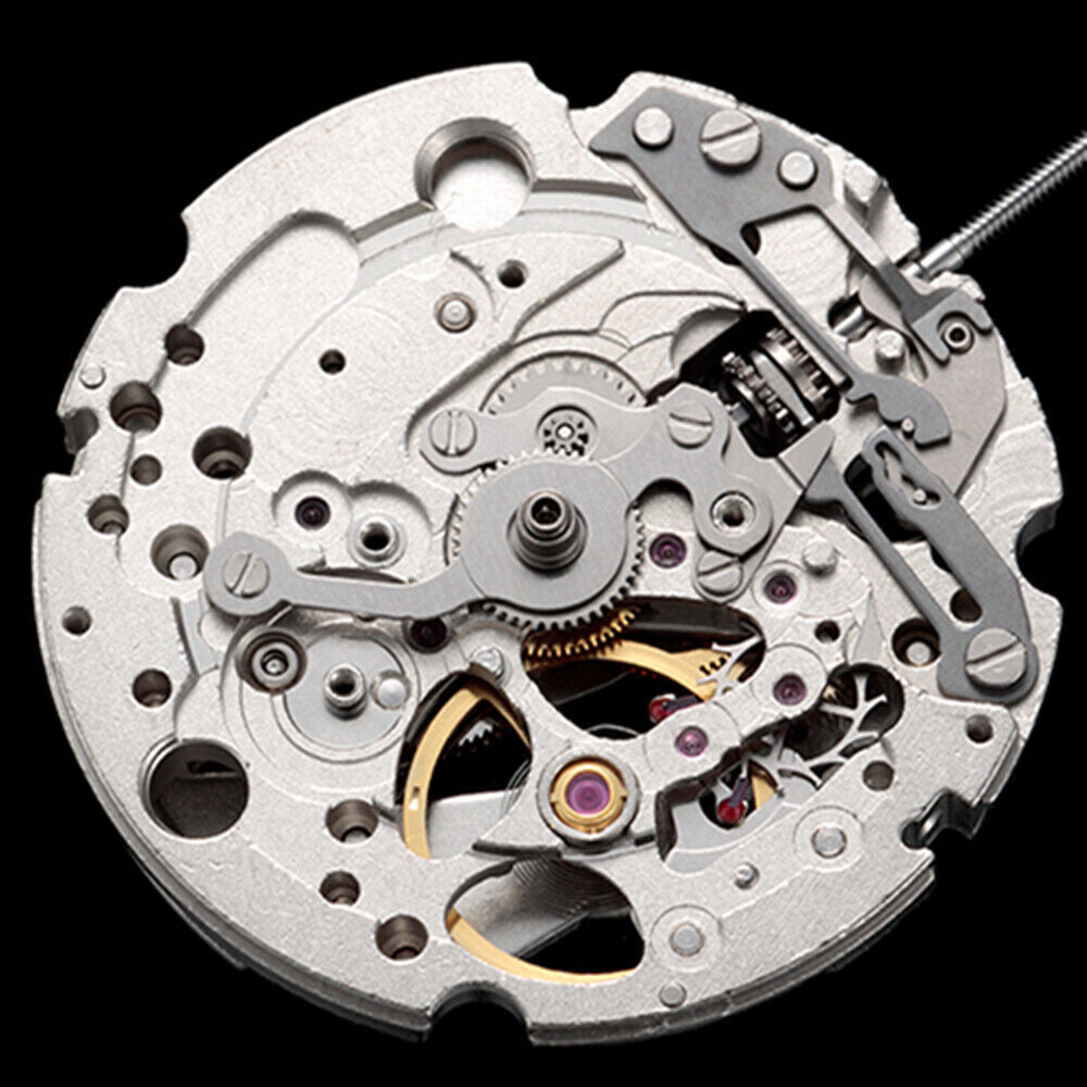 Miyota / Citizen 82S0 Silver Plated Japan Automatic Mechanical Movement