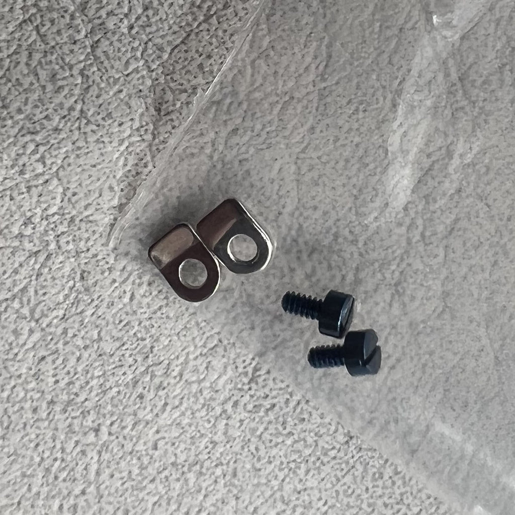 Blue Screws x4+ Silve Clamps x4 Fit for Seagull ST3600 ETA6497 Movement