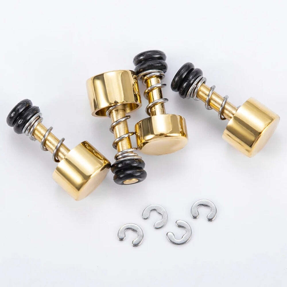 4 PIECES/Pack Gold Push Buttons for Casio DW5600 Waterproof Stainless Steel