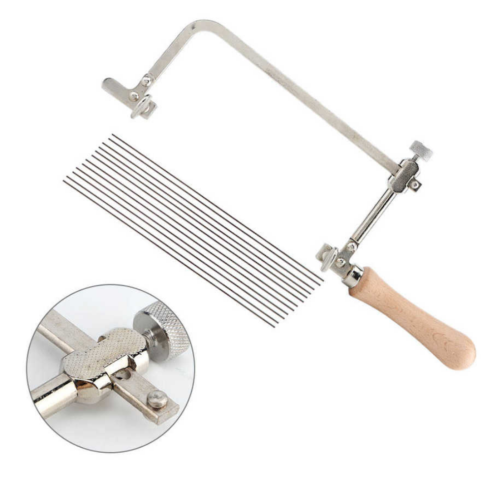 Hand Saw U Type Steel Saw Bow 12 Saw Blade Jewelry Woodwork Craft Cutting Tools