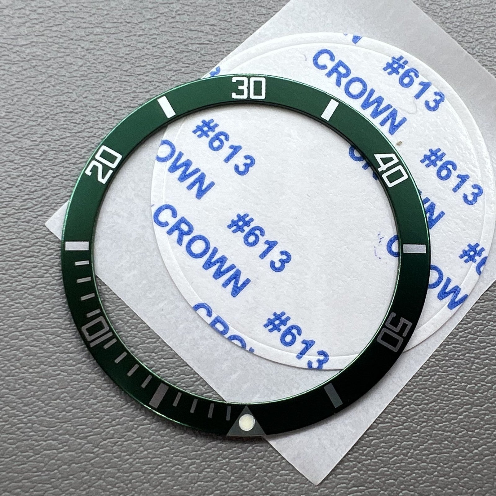Out/in(39mm/32mm) Green Aluminium Watch Bezel Insert Watch Parts