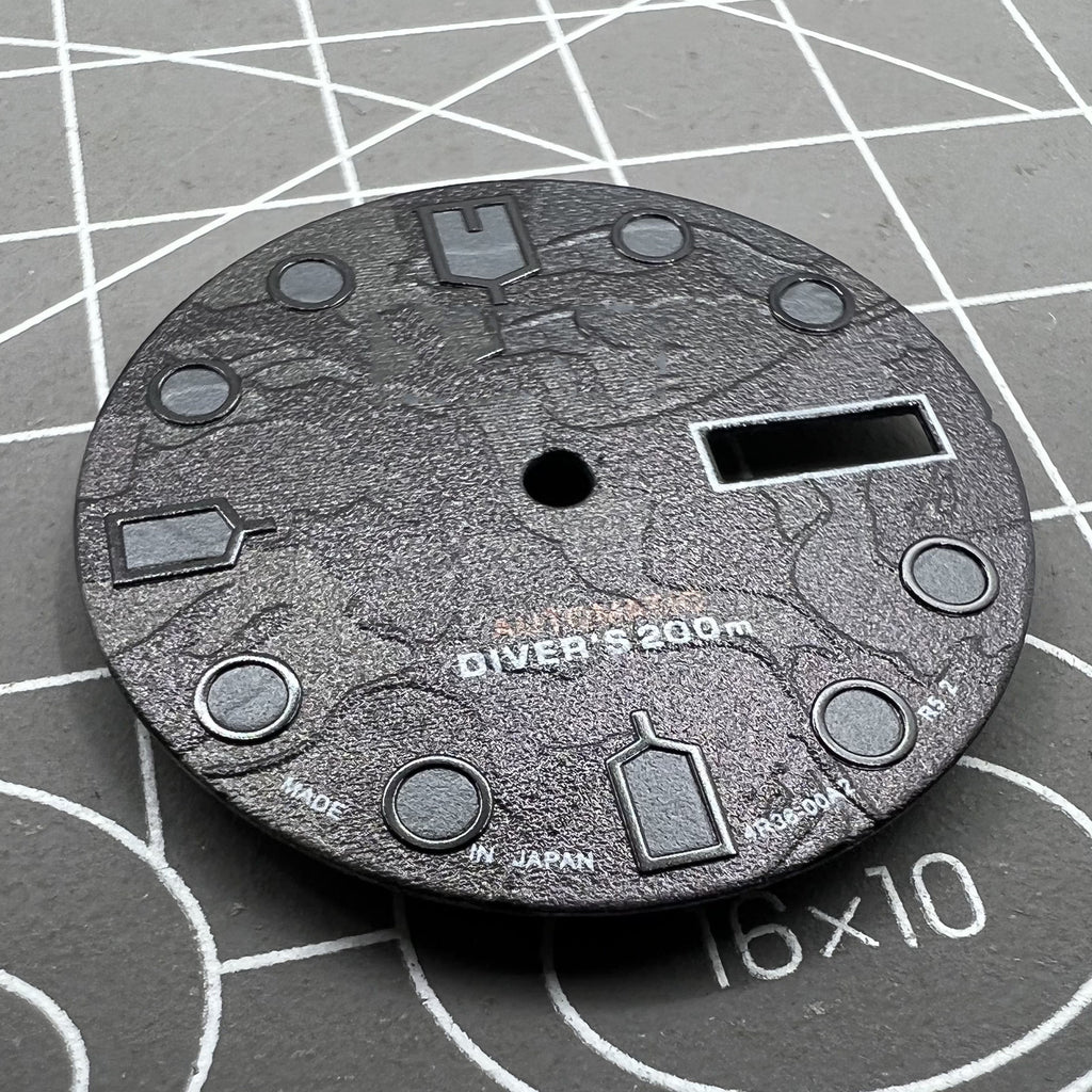 Green Luminous Black Watch Dial for NH36 4R36 Movement