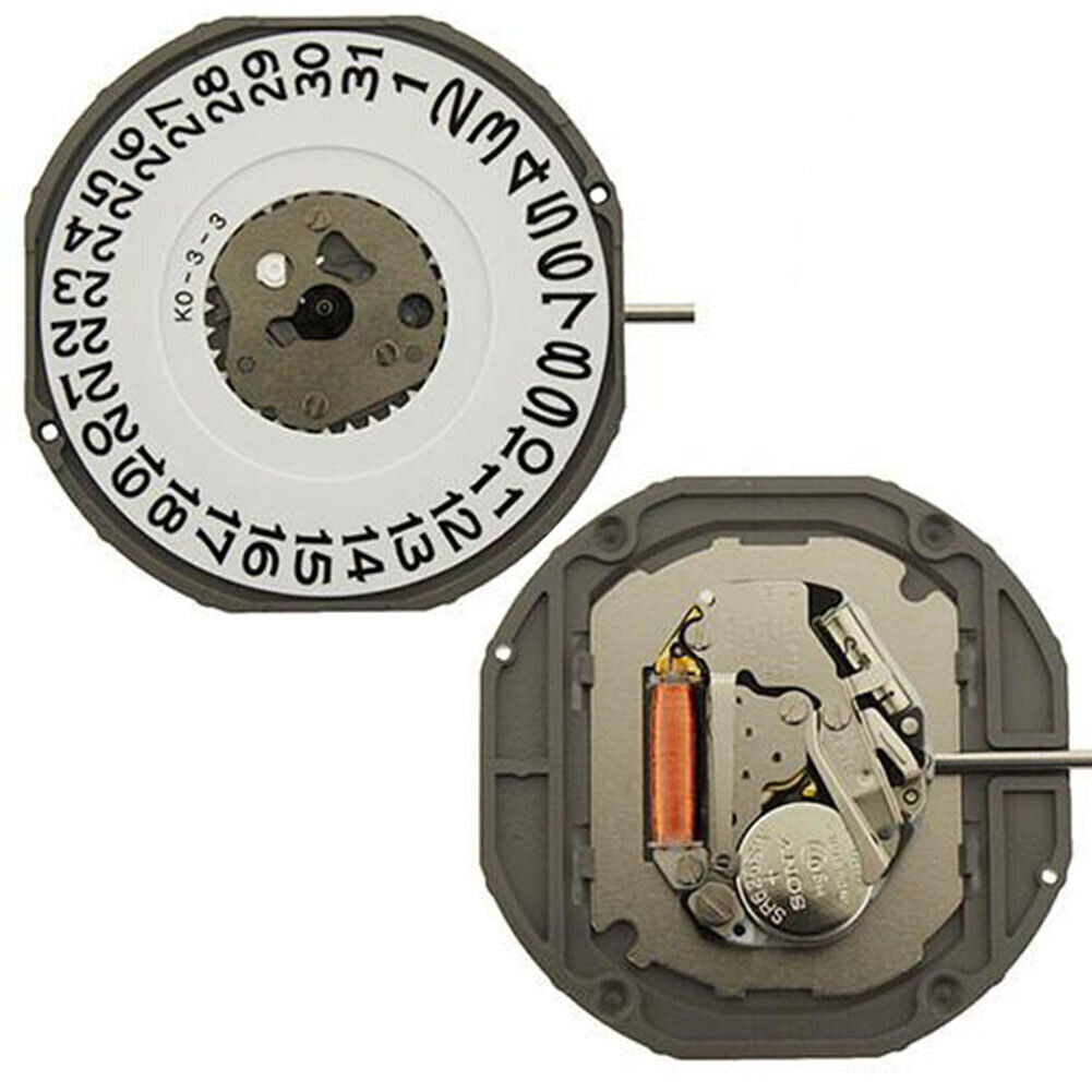 Miyota 2415 Japan Quartz Movement Date at 3
