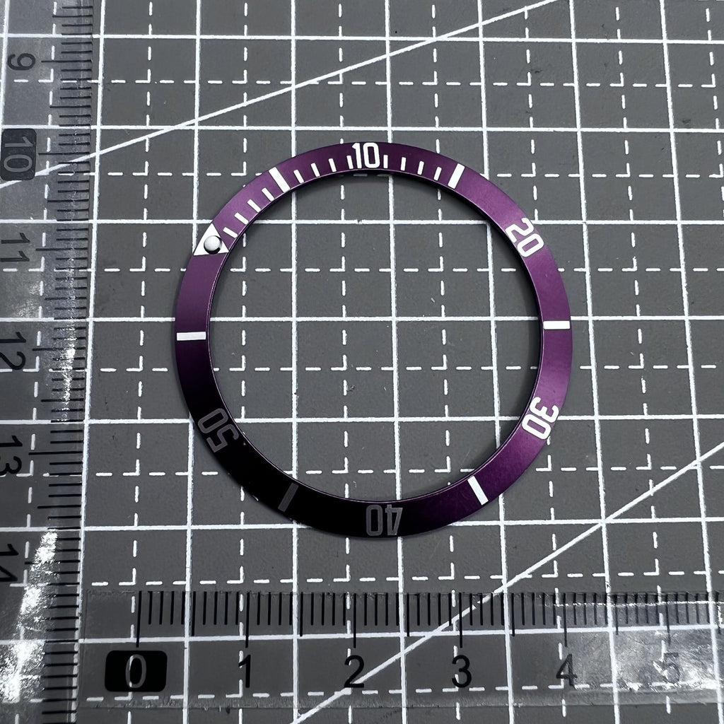 39.5mm Watch Bezel Insert Aluminium Diving Fit for Automatic SUB/GMT Watch