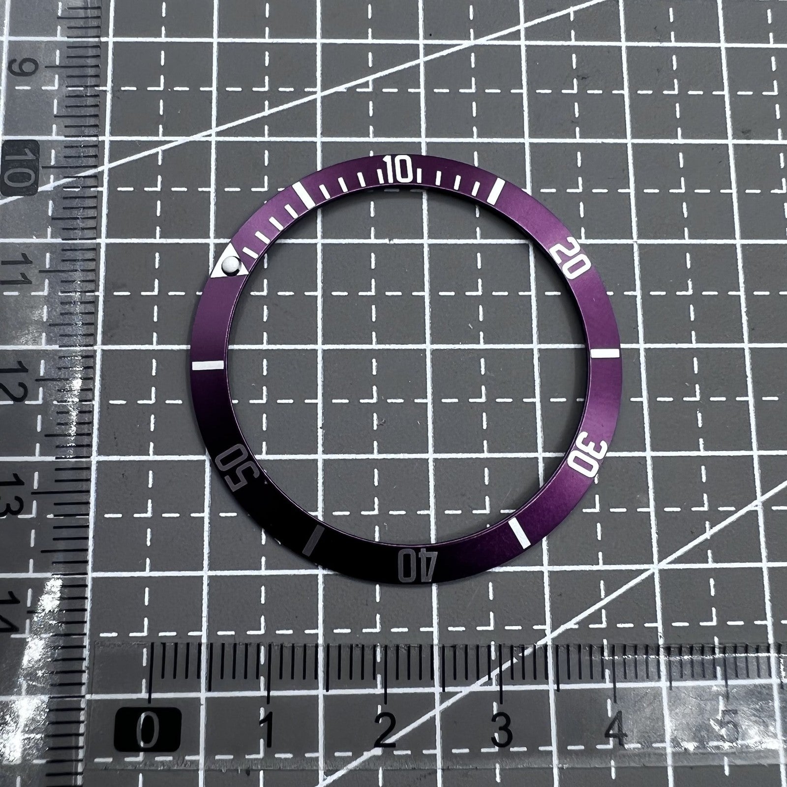 39.5mm Watch Bezel Insert Aluminium Diving Fit for Automatic SUB/GMT Watch