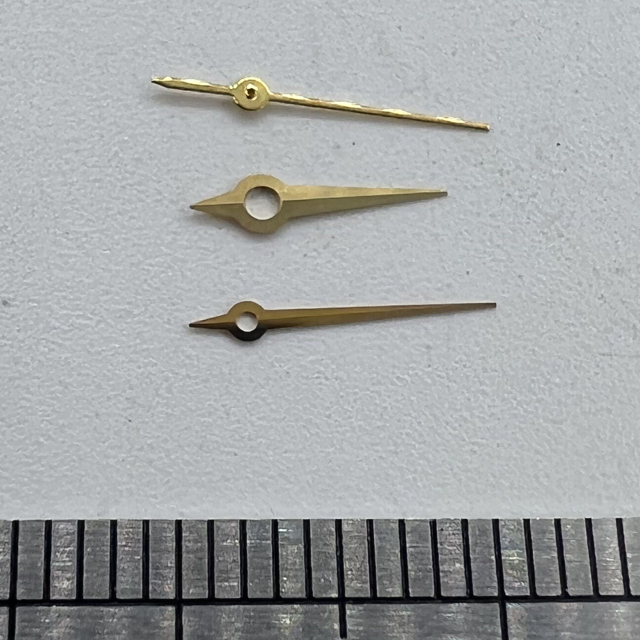 Watch Hands Golden for Ronda 785 3 Hands Quartz Watch Movement NO.9