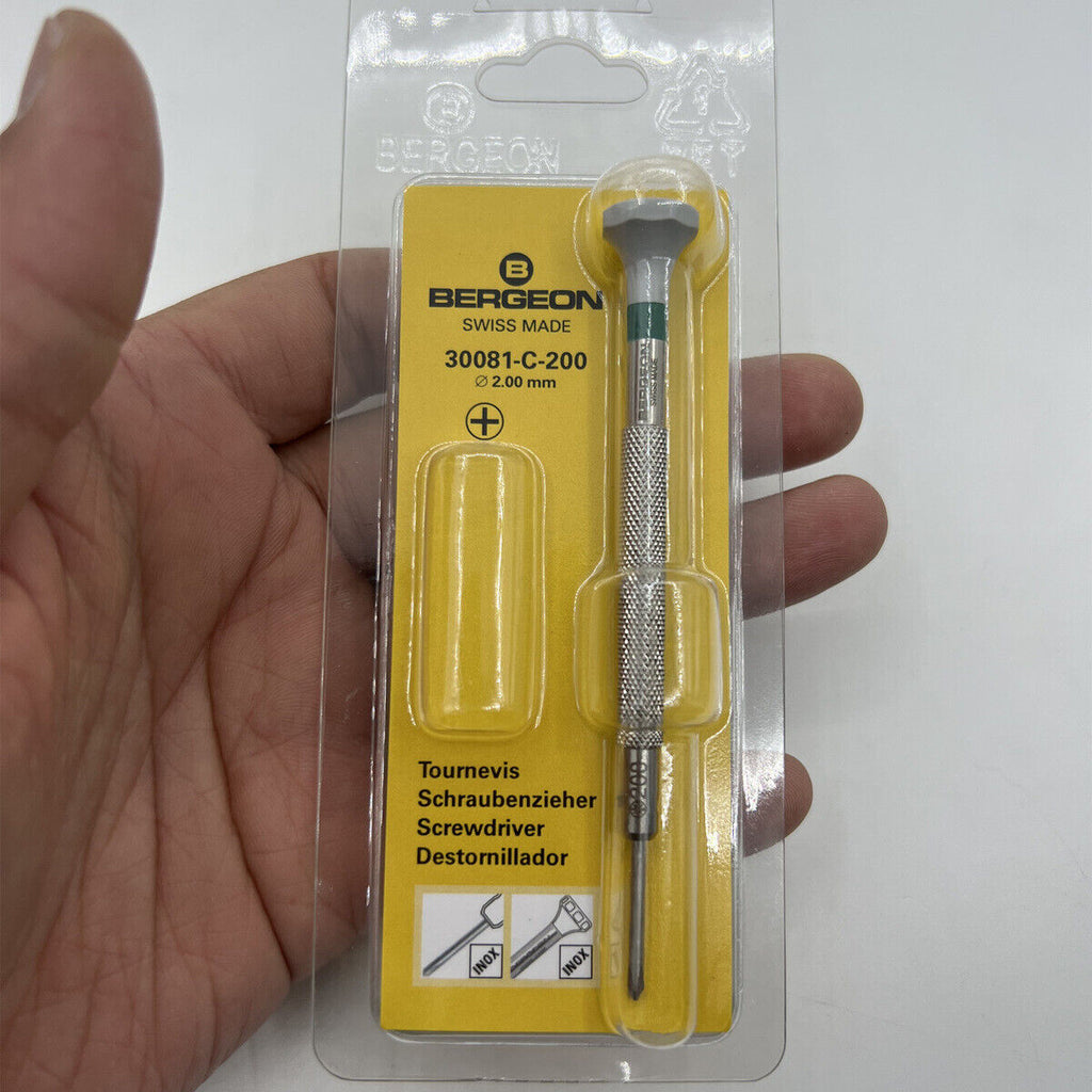 Bergeon 30081-C-200 Screwdriver Phillips 2.00mm Ergonomic Screwdriver