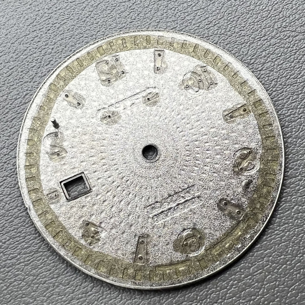 Silver 35mm Gradual Blue Nail Datejust Watch Dial No Lume for Movement NH35 NH36