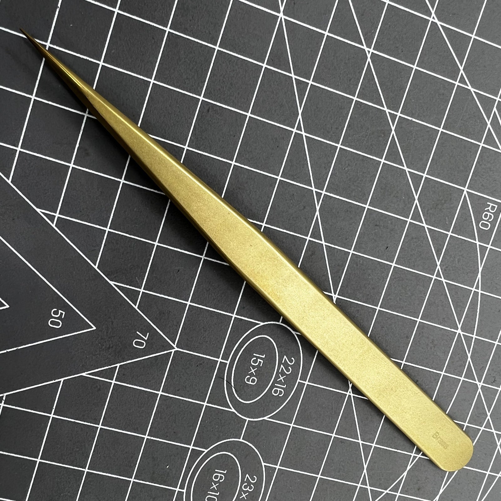 Swiss Bergeon 7422-PM-S5 Brass Anti-Magnetic Tweezers