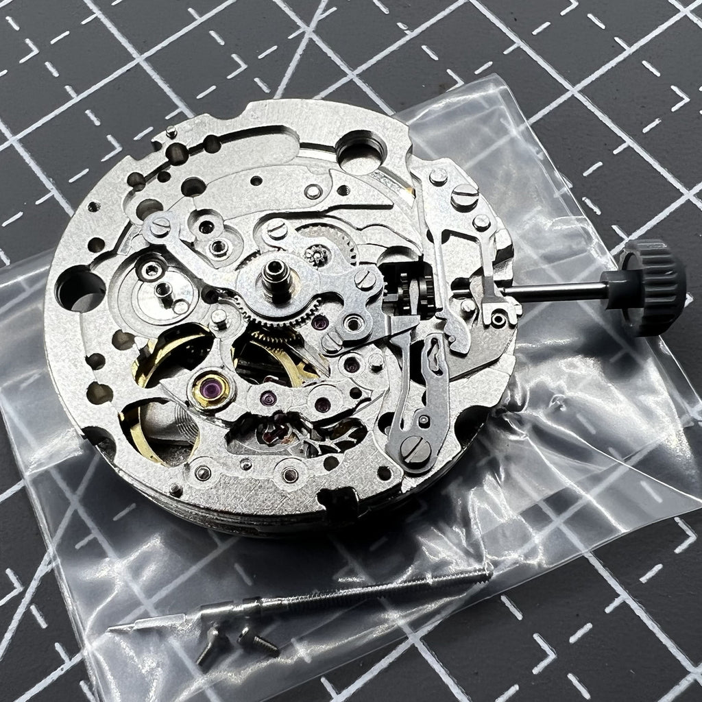 Miyota 82S0 Silver Hollow Automatic Mechanical Movement