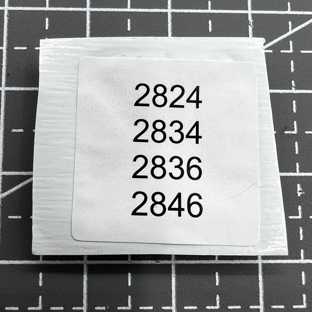 2 PIECES Plate Cap Jewel Generic for ETA/Seagull 2836 2834 2824 Movement