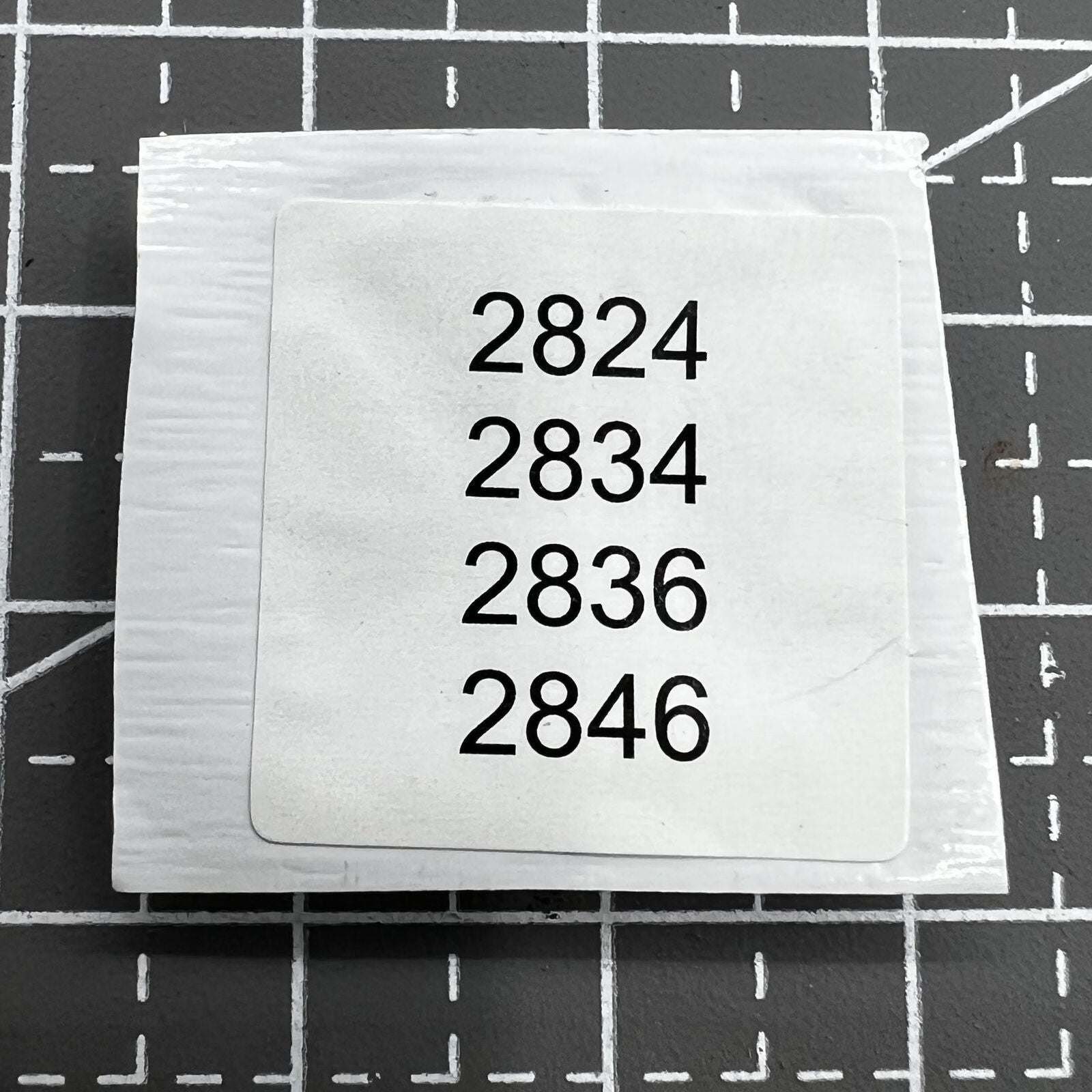 2 PIECES Plate Cap Jewel Generic for ETA/Seagull 2836 2834 2824 Movement