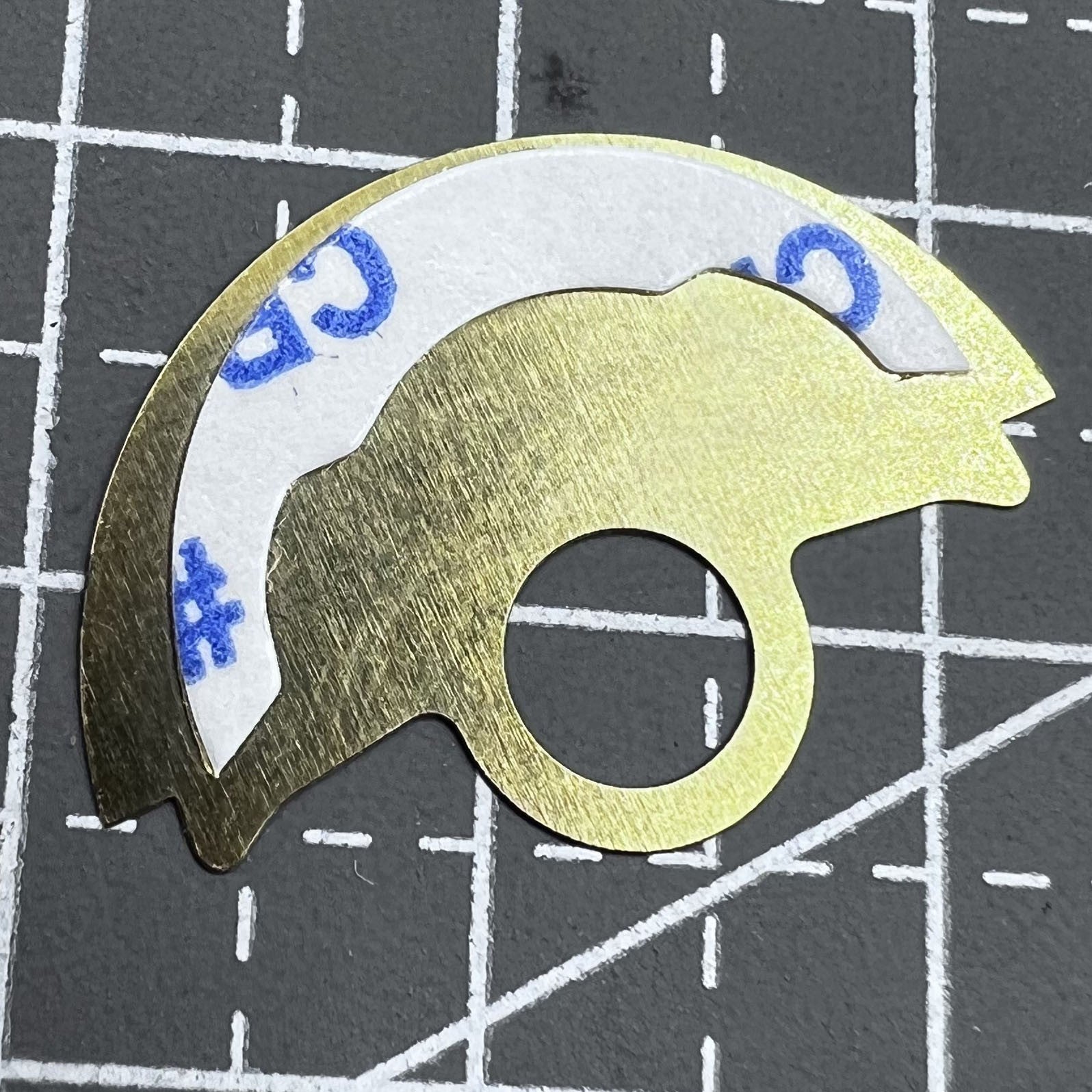 China Zodiac Golden Tiger Rotor Oscillating Weight Overlay for NH35 NH36 4R35