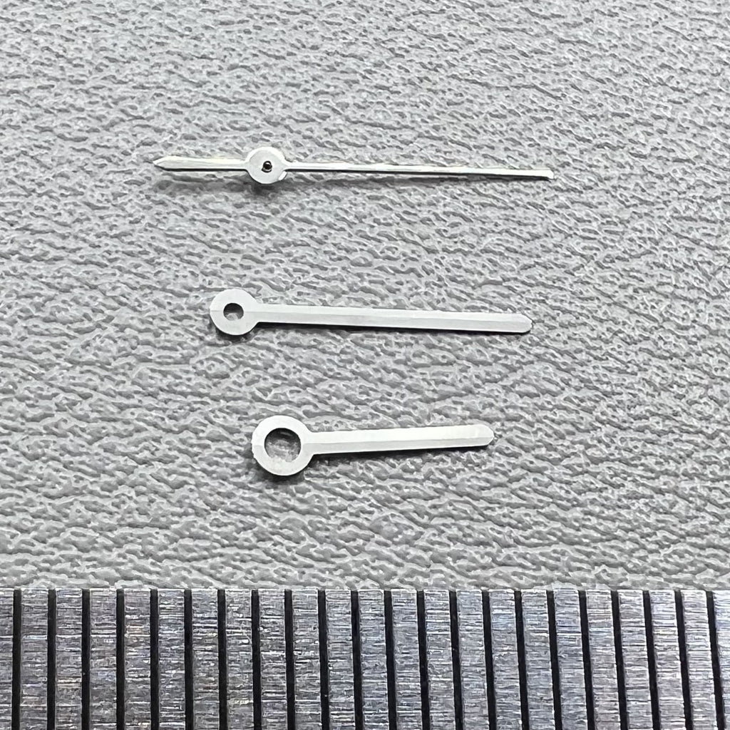 2 Sets/Pack 10mm Silver Trim Hands for Miyota 2315 2035 2036 2115 2305 Movement
