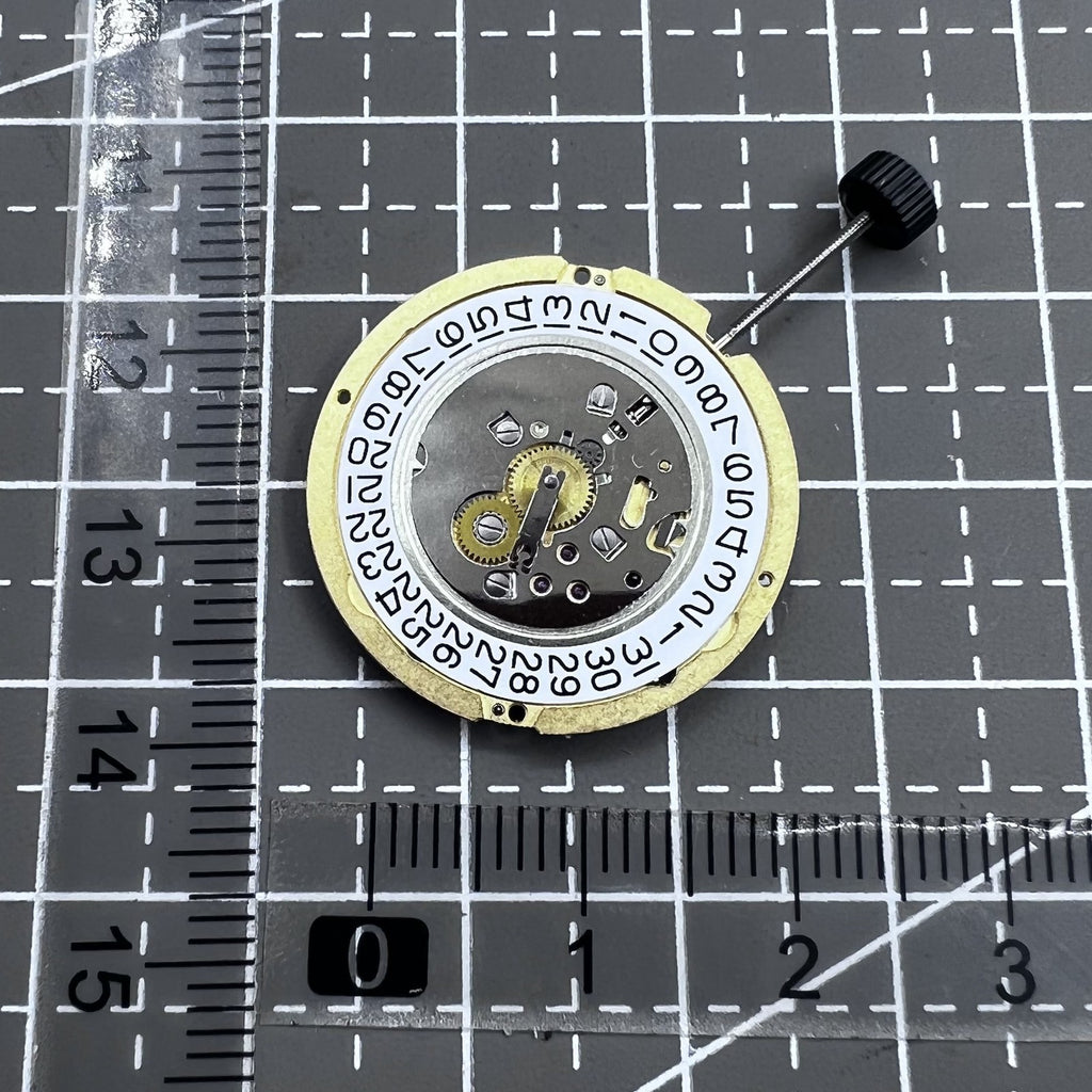 Swiss Ronda 1009 Watch Quartz Movement Date at 3 2 Hands