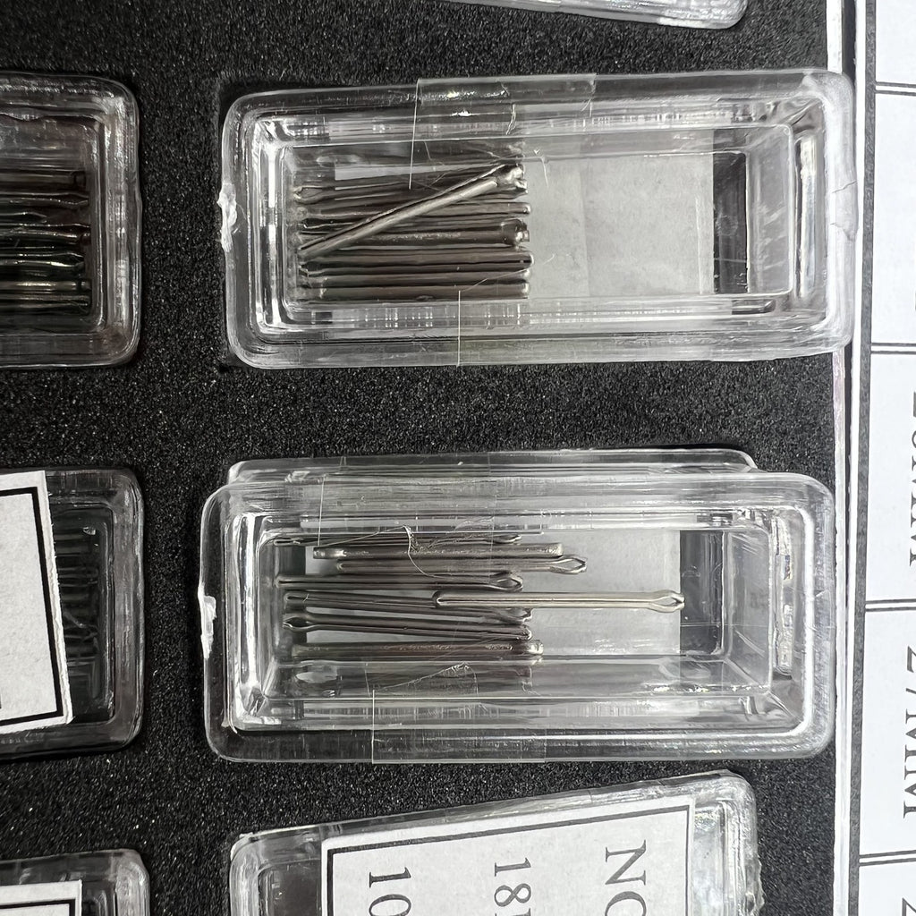 180 PIECES/Box Size From 12~29mm Dia 1.2mm Stainless Steel Open Ends Pins Kit