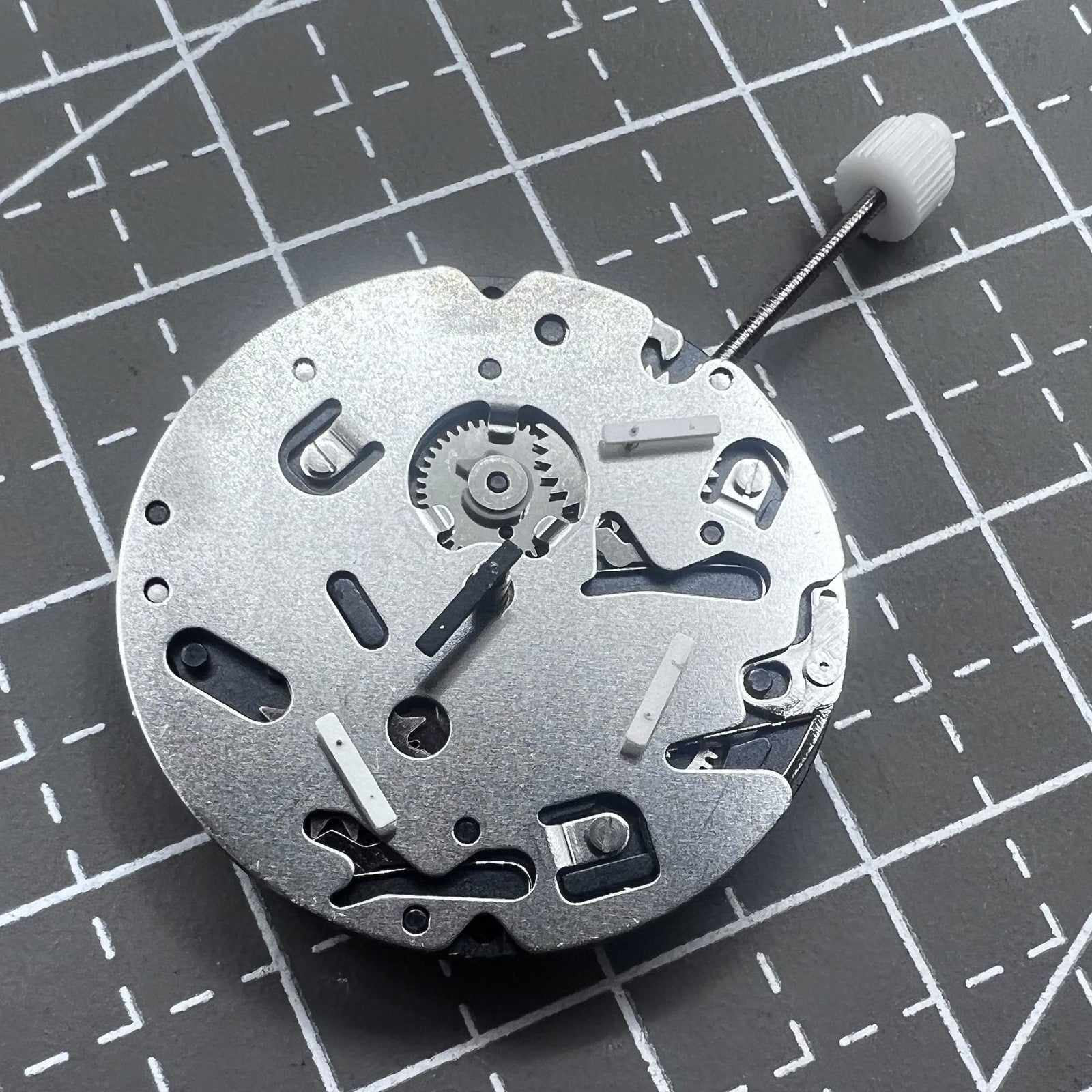 Swiss Silver ISA 9238 Quartz Movement 6 Hands Multifunctional Movement