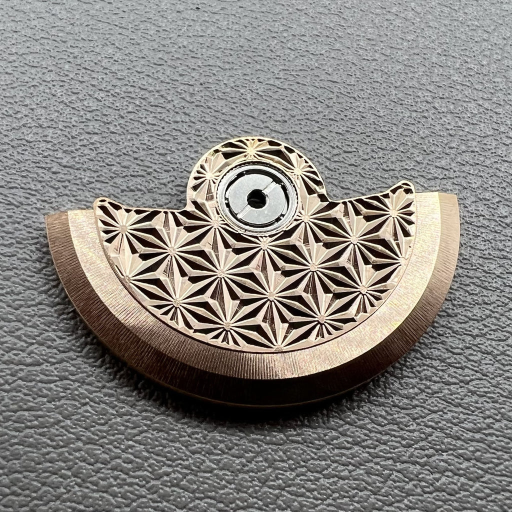 Rose Golden Fireworks Pattern Rotor Oscillating Weight for NH34 NH35 NH36 NH38