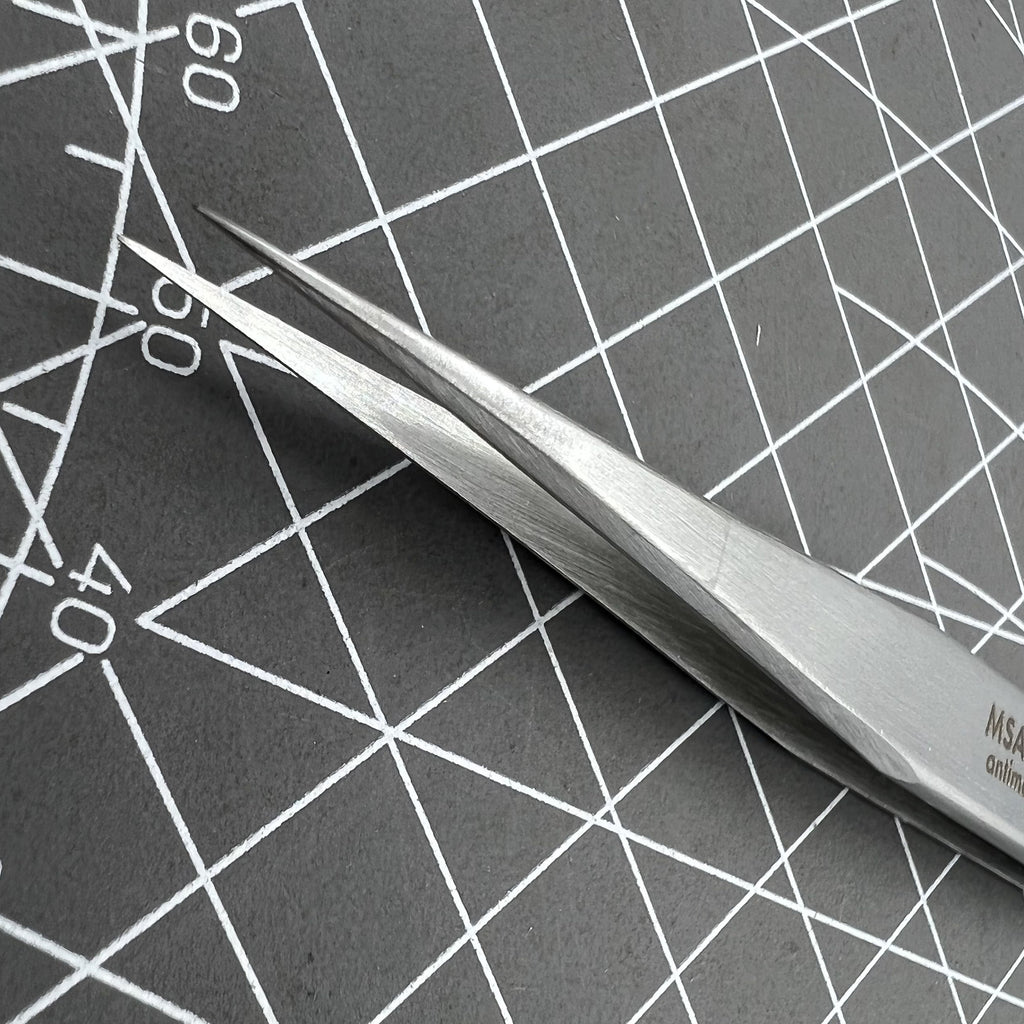 Swiss Horotec MSA12.302-3 Antimagnetic Fine Tweezers for Hairsprings