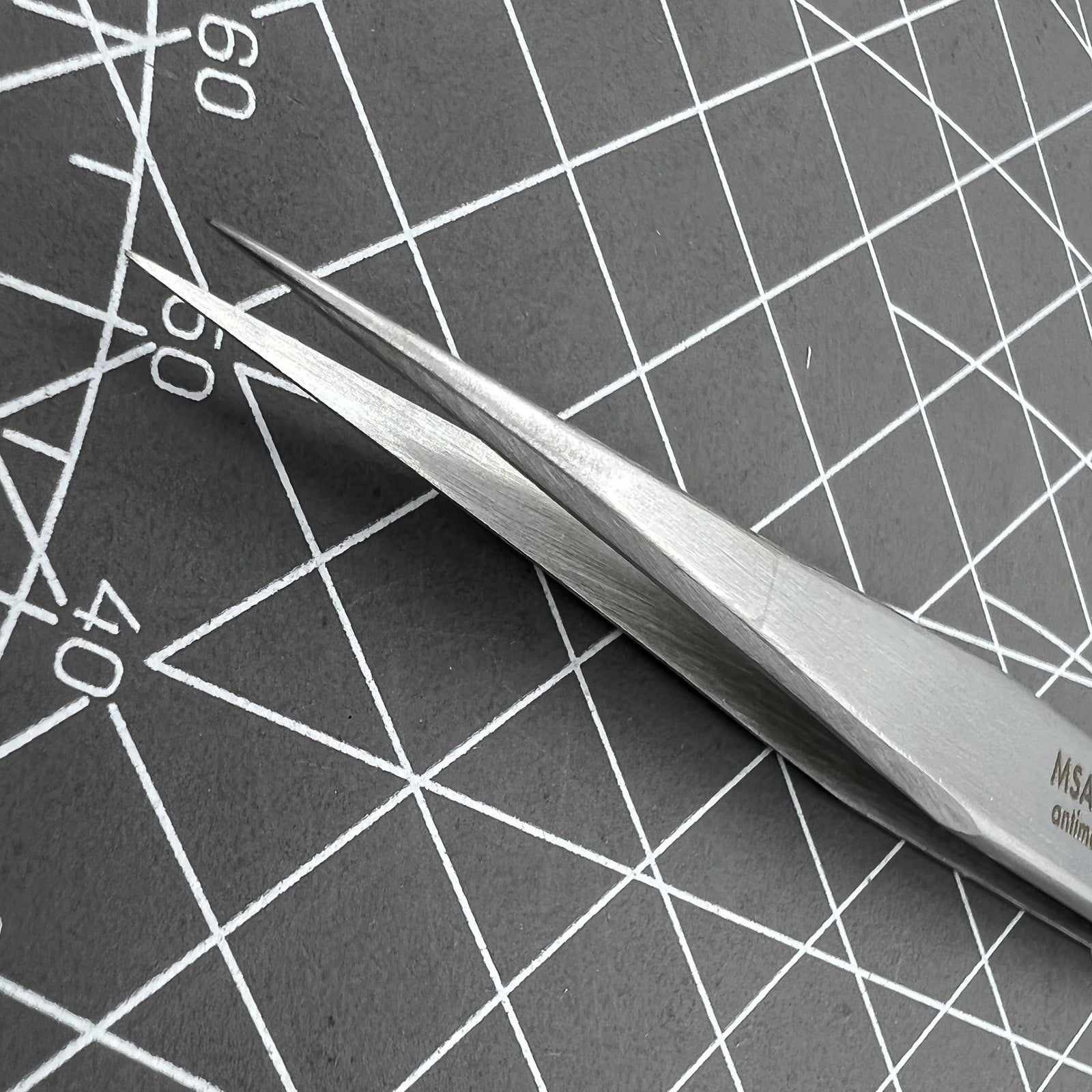Swiss Horotec MSA12.302-3 Antimagnetic Fine Tweezers for Hairsprings
