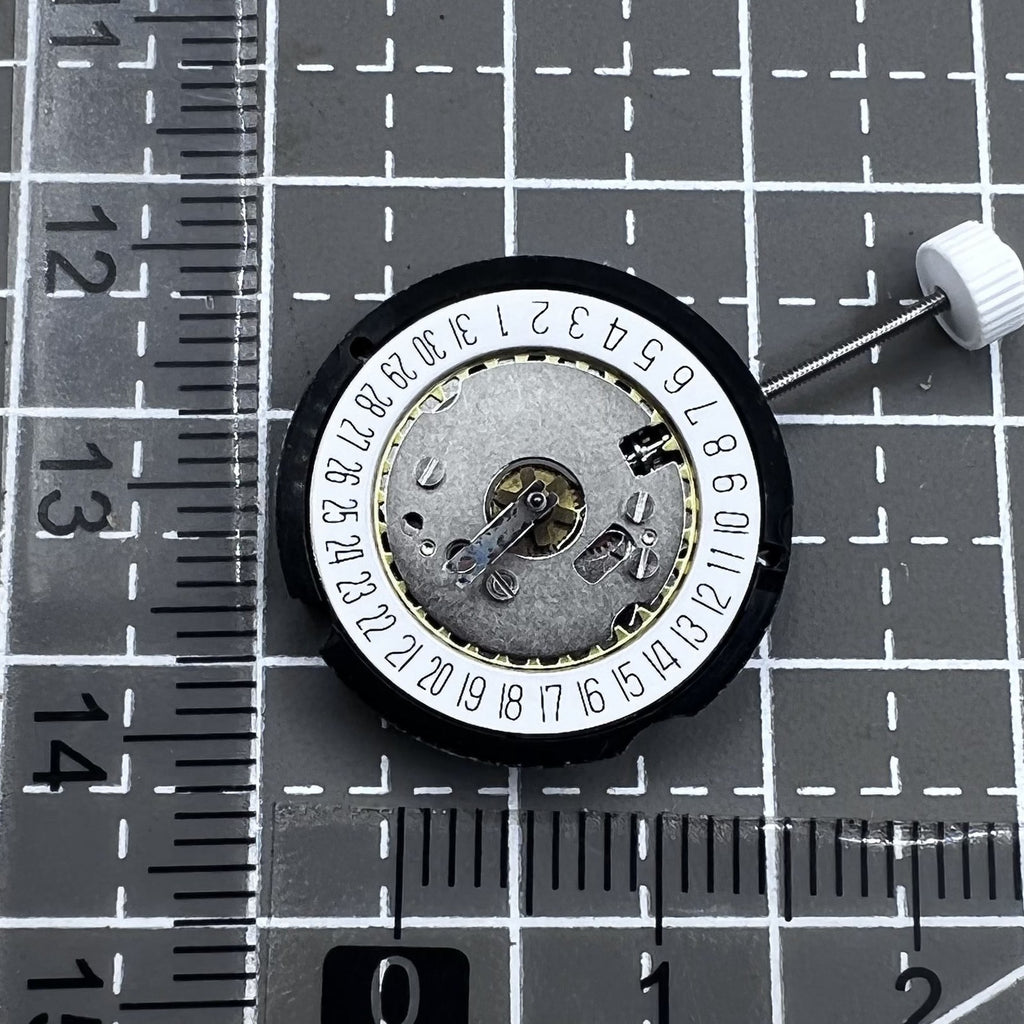 Swiss Ronda 585 Quartz Watch Movement Normal Height Date At 6