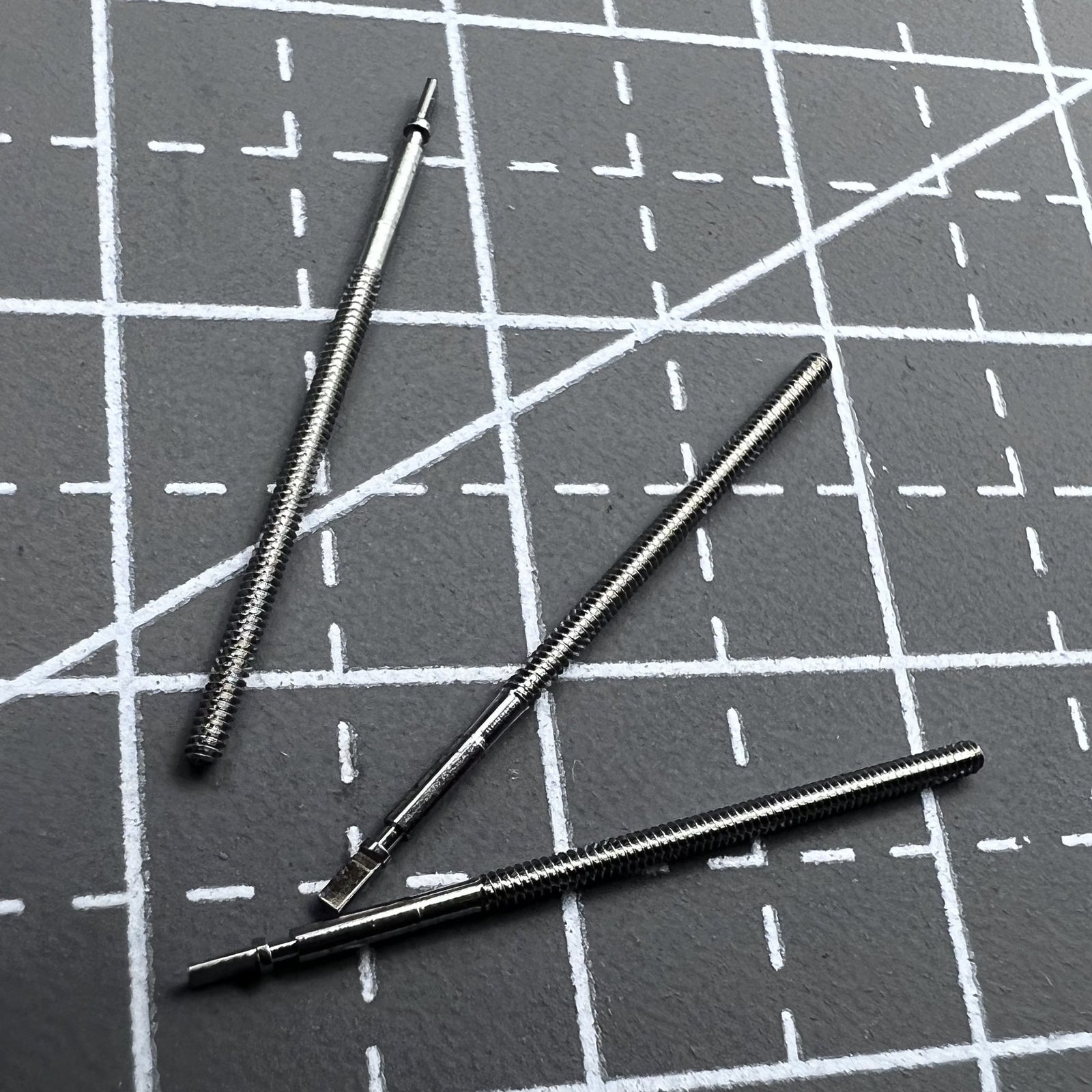3 PIECES Replacement Winding Stems Generic for Movement ETA 255.111