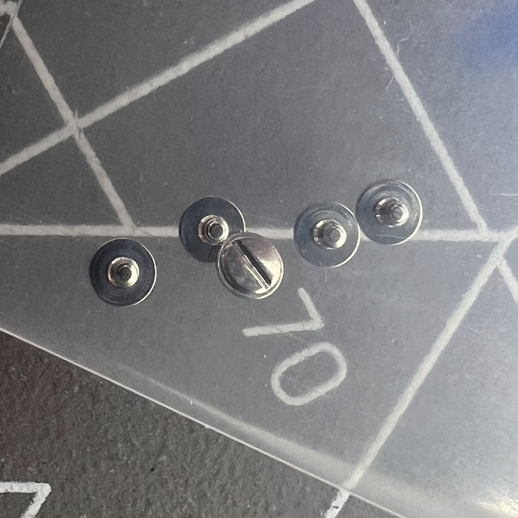 2 PIECES Screws of Rotor Oscillating Weight for China Made 7750 Movement