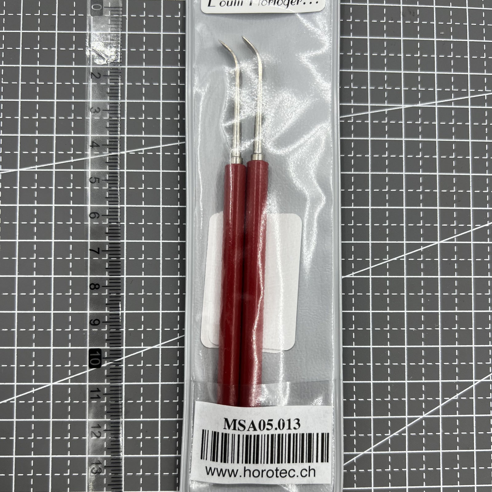 Swiss Horotec MSA05.013 Pair of Hand Levers for Wrist Watches Width Tips 3.00 mm