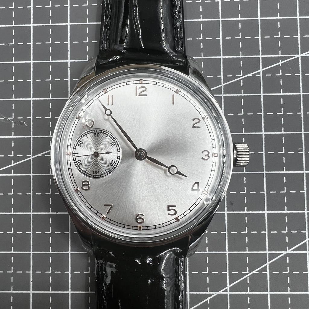 42mm Men Watch Seagull ST3600 Manual Chain Up Mechanical Movement