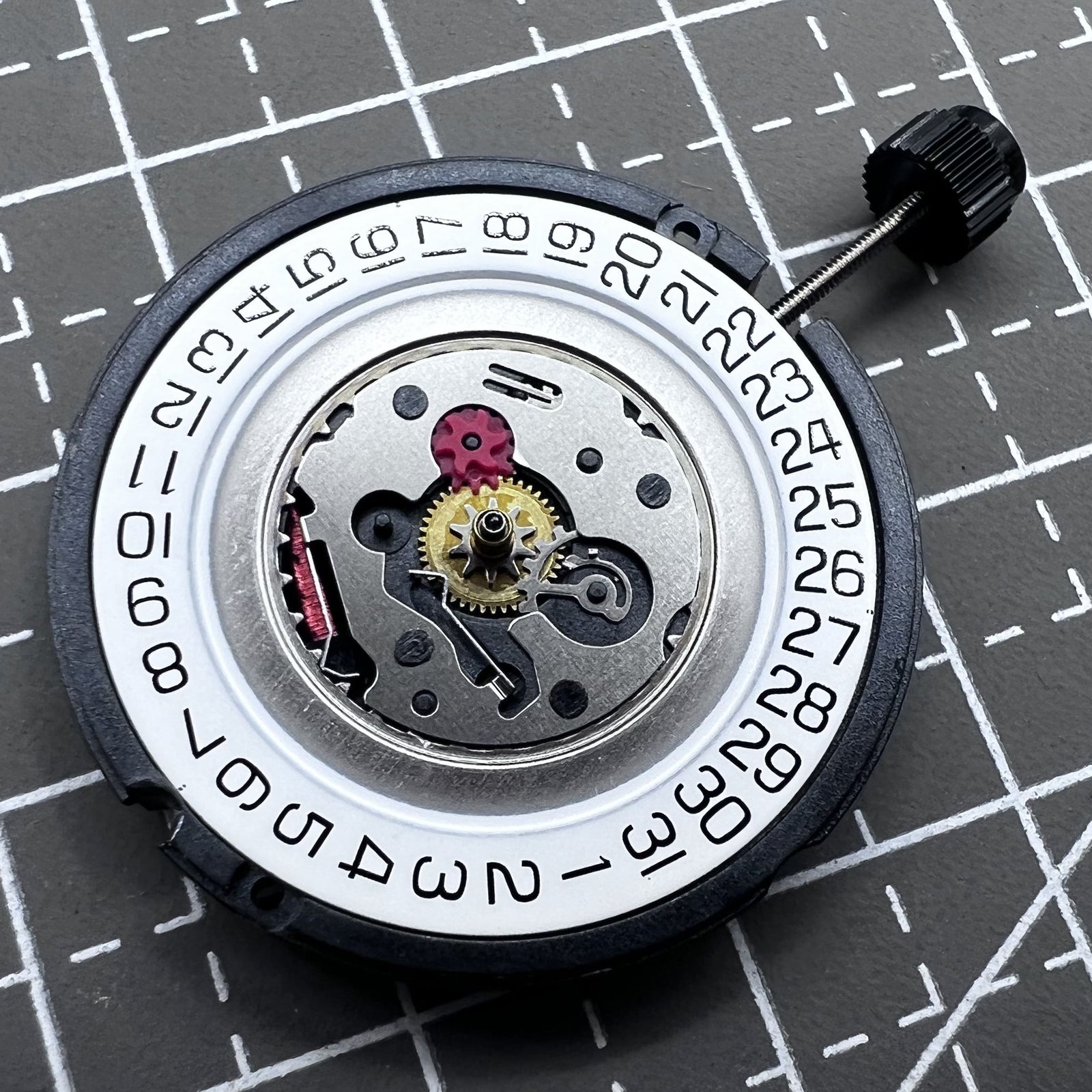 Swiss ETA 805.112 Quartz Movement 3 Hands Date at 4:30