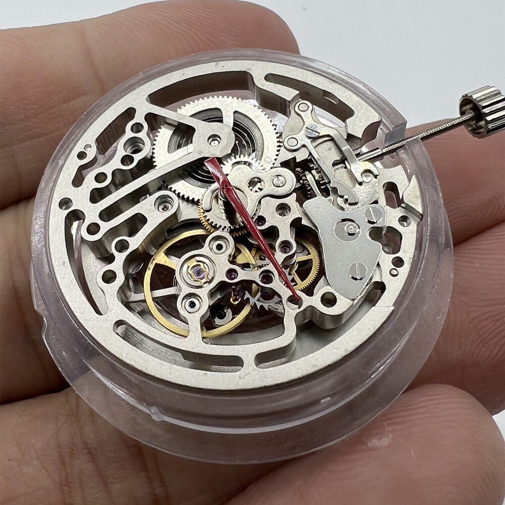 Seagull TY2809 Silver China Made Automatic Mechanical Skeleton Watch Movement